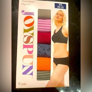 Joyspun pack of 6 hipsters size XS 0-2